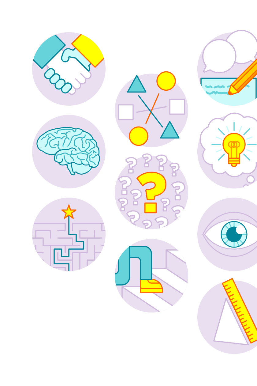 Icons created for the Connect4Learning marketing site