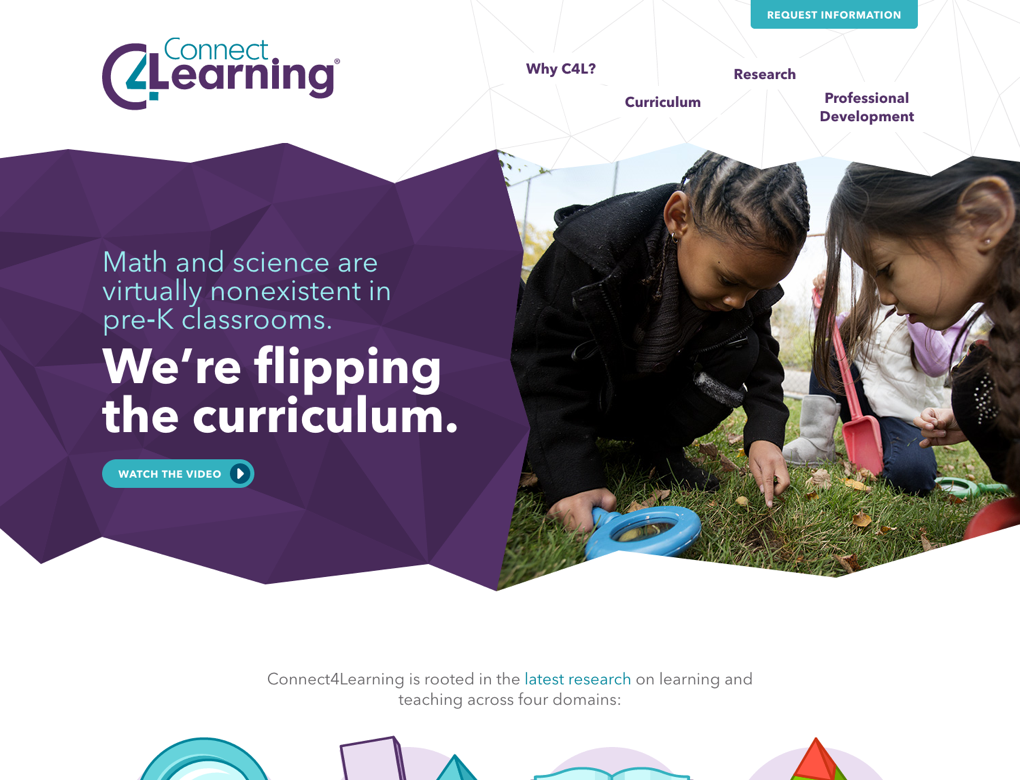 Connect4Learning's home page